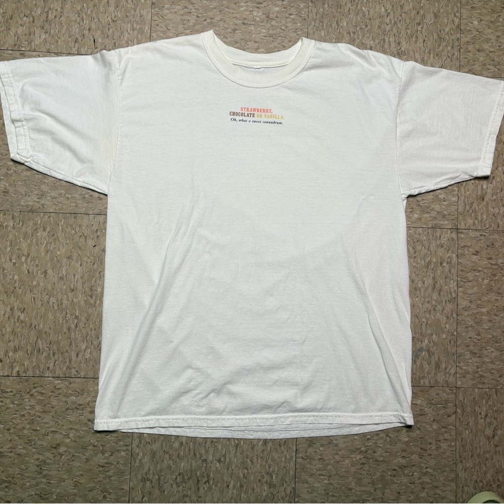 Basic unisex white t-shirt